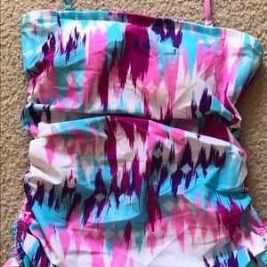 Halter swim top